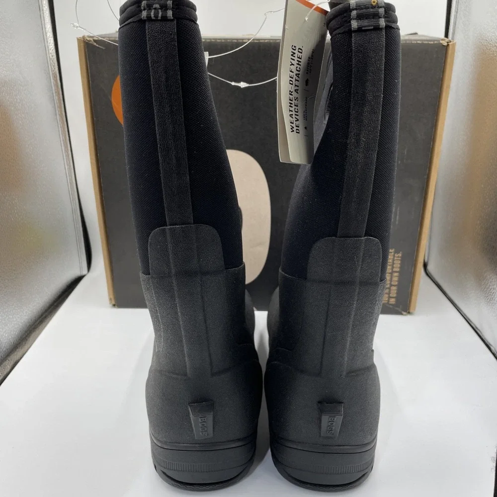 BOGS Mens Classic Ultra High Insulated Waterproof Size 13‎ Boots Black New